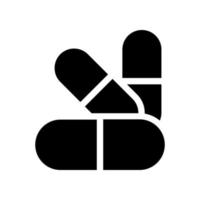 Capsule icon template vector