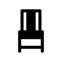 plantilla de icono de silla vector