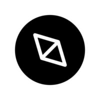 Compass icon template vector