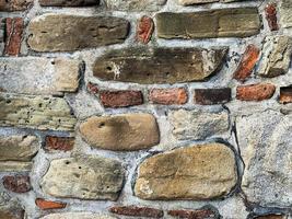 Old stone wall background. Stone backdrop photo