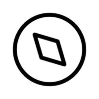 compass icon template vector