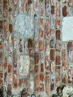 Old brick wall background. Brick wall texture photo