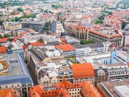 HDR Leipzig aerial view photo