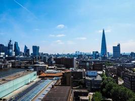 hdr horizonte de la ciudad de londres foto