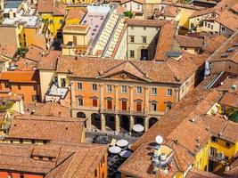 HDR Aerial view of Bologna photo