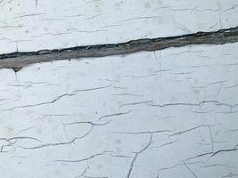 Wooden wall with weathered paint texture photo