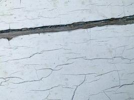 Wooden wall with weathered paint texture photo