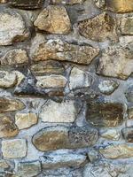 Old stone wall background. Stone backdrop photo