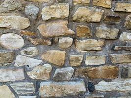 Old stone wall background. Stone backdrop photo