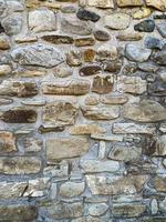 Old stone wall background. Stone backdrop photo