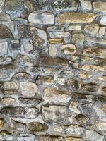 Old stone wall background. Stone backdrop photo