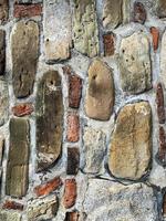 Old stone wall background. Stone backdrop photo