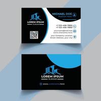 Real Estate Business Card Template vector