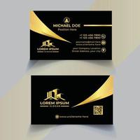 Real Estate Business Card Template vector