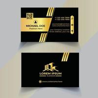 Real Estate Business Card Template vector