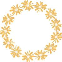 flower Wreath vector