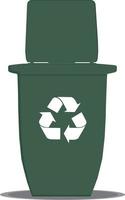 Recycle Trash Bin Illustration vector