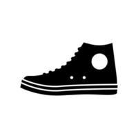 Sport shoe icon silhouette. Outdoor sneakers. Vectors