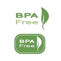BPA Free icon. Vector illustration