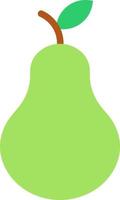 Pear Flat Color Icon vector