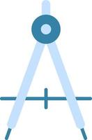 Compass Flat Color Icon vector