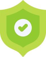 Verified Protection Flat Color Icon vector