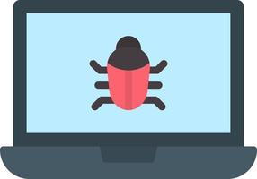 Virus Flat Color Icon vector