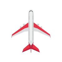 Aeroplane Flat Color Icon vector