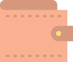 Wallet Flat Color Icon vector