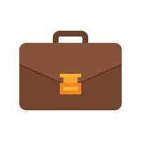 Briefcase Flat Color Icon vector