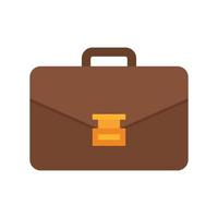 Briefcase Flat Color Icon vector