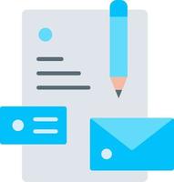 Branding Flat Color Icon vector