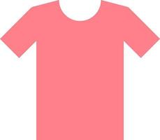 icono de color plano de camiseta vector