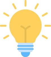 Indicator Lamp Flat Color Icon vector