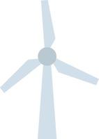 Windmill Flat Color Icon vector