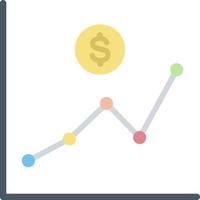 Rise Flat Color Icon vector