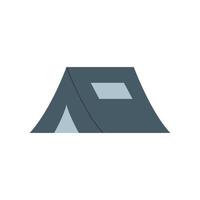 Camping Flat Color Icon vector