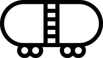 Ilustración de vector de contenedor ferroviario sobre un fondo. Símbolos de calidad premium. Iconos vectoriales para concepto y diseño gráfico.