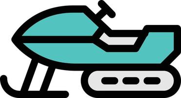 snowmobile vector illustration on a background.Premium quality symbols.vector icons for concept and graphic design.