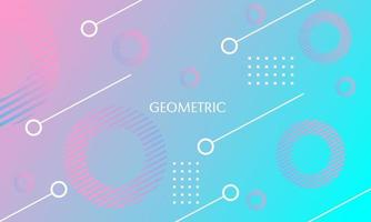 fondo geométrico abstracto con colores degradados púrpura y rosa. diseño para sitio web, afiche, volante vector