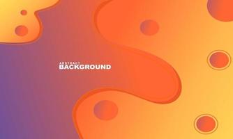 Abstract background with blue and orange gradient colors. suitable for website design, posters and flyers vector