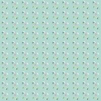 Pattern minimal design decorations with flower. vector