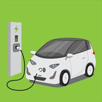 EV electric car vector