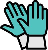 gloves vector illustration on a background.Premium quality symbols.vector icons for concept and graphic design.