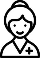 nurse vector illustration on a background.Premium quality symbols.vector icons for concept and graphic design.