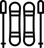 skiing vector illustration on a background.Premium quality symbols.vector icons for concept and graphic design.