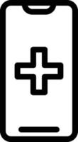 mobile medical vector illustration on a background.Premium quality symbols.vector icons for concept and graphic design.