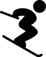ilustración de vector de patinador sobre un fondo. símbolos de calidad premium. iconos vectoriales para concepto y diseño gráfico.