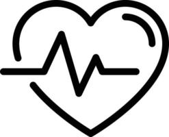 heart beat vector illustration on a background.Premium quality symbols.vector icons for concept and graphic design.