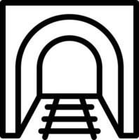 ilustración de vector de túnel en un fondo. símbolos de calidad premium. iconos vectoriales para concepto y diseño gráfico.